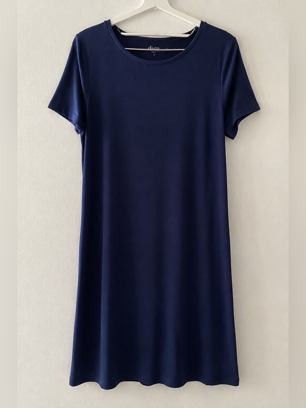 D&Co Women’s Classic Navy Short-Sleeve Shift Dress